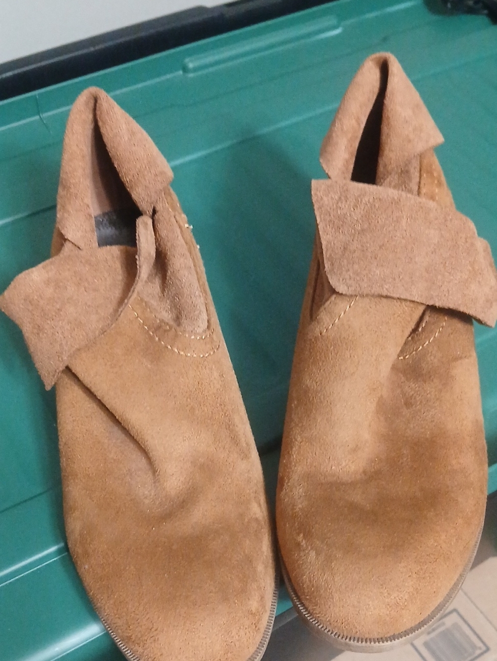 Rock & Candy Suede Ankle Booties - Brown